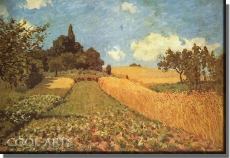Bild: Reproduktionen von Gemälden von Alfred Sisley sind in Mode