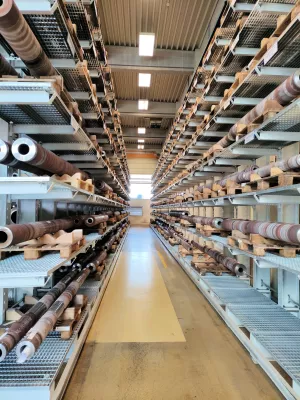 Bild: Schwerlast-Kragarmregale: Lager zurück ins Werk geholt