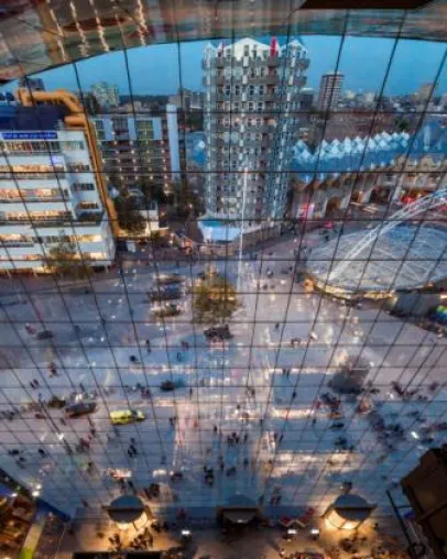 Bild: Markthalle Rotterdam glänzt durch Hero-Gläser