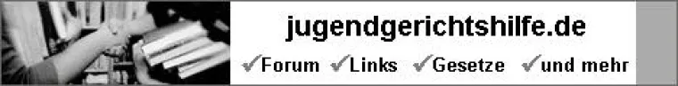 Bild: Internetportal jugendgerichtshilfe.de "macht blau"