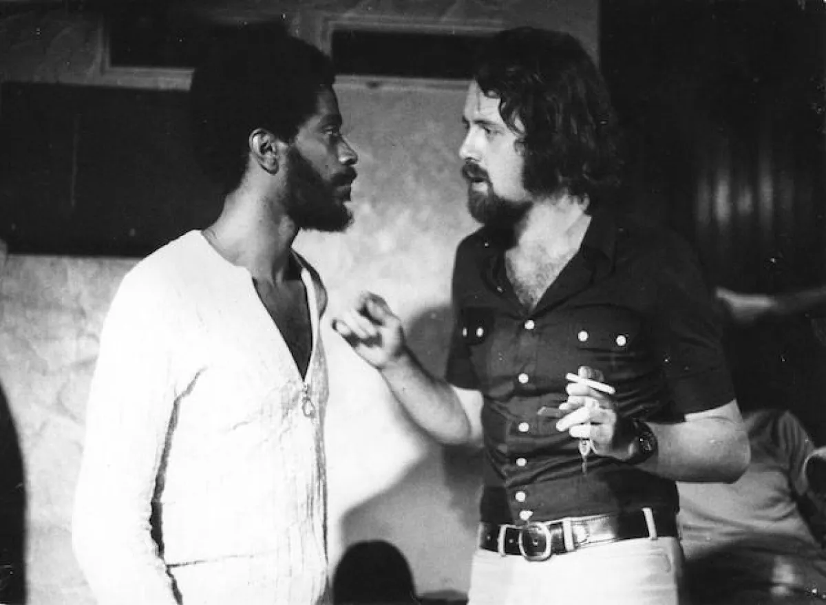 ExDowntown-Wirt Pütz und Jazzmusiker Bobby Hutcherson / Foto: Privatarchiv Pütz
