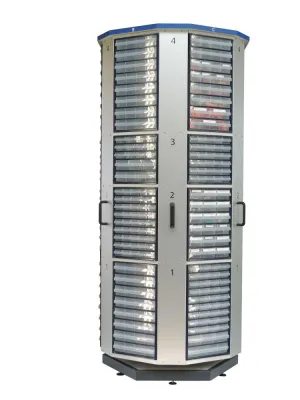 Bild: flexiTower – Kleinteile flexibel lagern