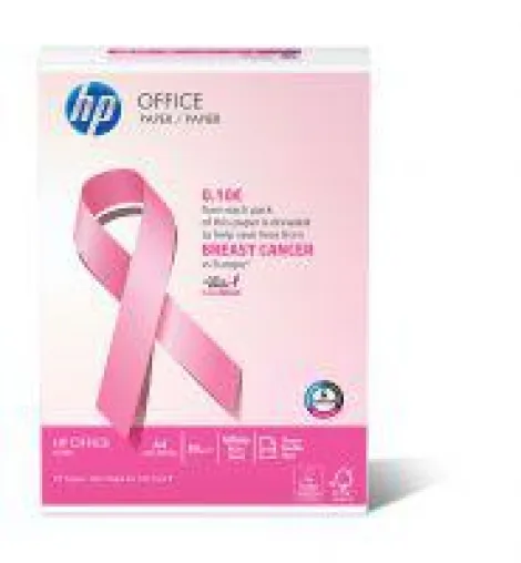 Bild: International Paper unterstützt mit pinkfarbenen HP Office Ries-Verpackungen Kampf gegen Brustkrebs