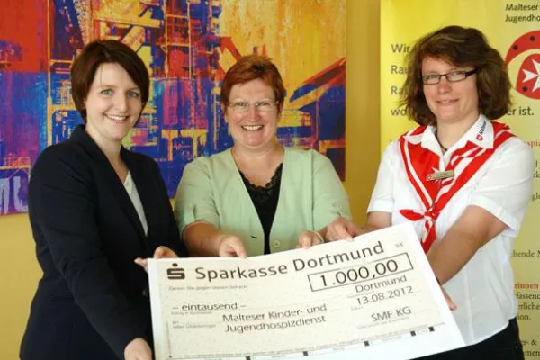 Bild: Dortmunder IT-Unternehmen spendet an Malteser Kinder- und Jugendhospizdienst