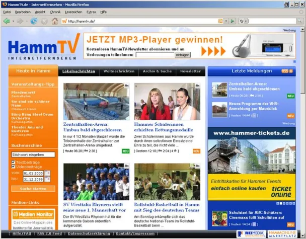 Bild: Lokales Internet-Fernsehen avanciert zum dritten Medium