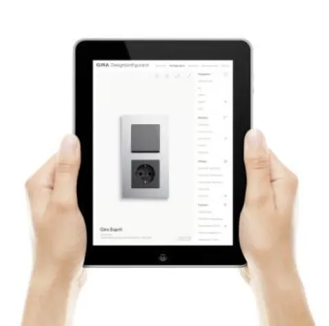 Bild: Der Gira Designkonfigurator macht’s möglich: Wunschdesign leicht gemacht