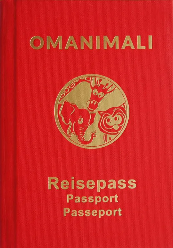 Omanimali Kuscheltier-Reisepass