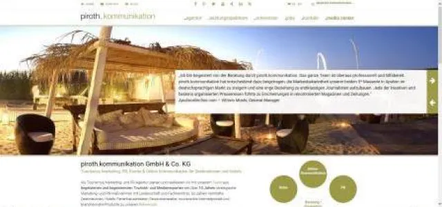 Bild: piroth.kommunikation mit neuem "Online-Gesicht" - Infos und Emotionen auf www.piroth-kommunikation.com