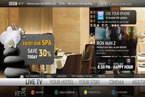 Bild: Verbessertes Infotainment-Angebot in 5-Sterne-Hotels