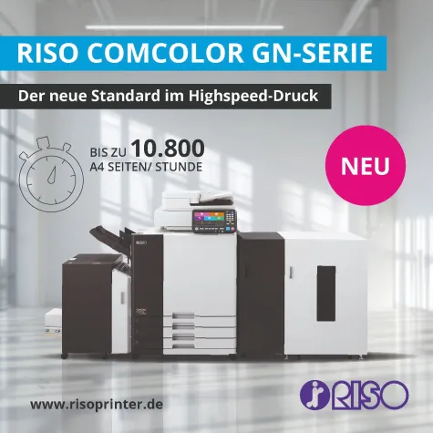 RISO launcht neue Highspeed InkJet-Serie Bild: RISO launcht neue Highspeed InkJet-Serie