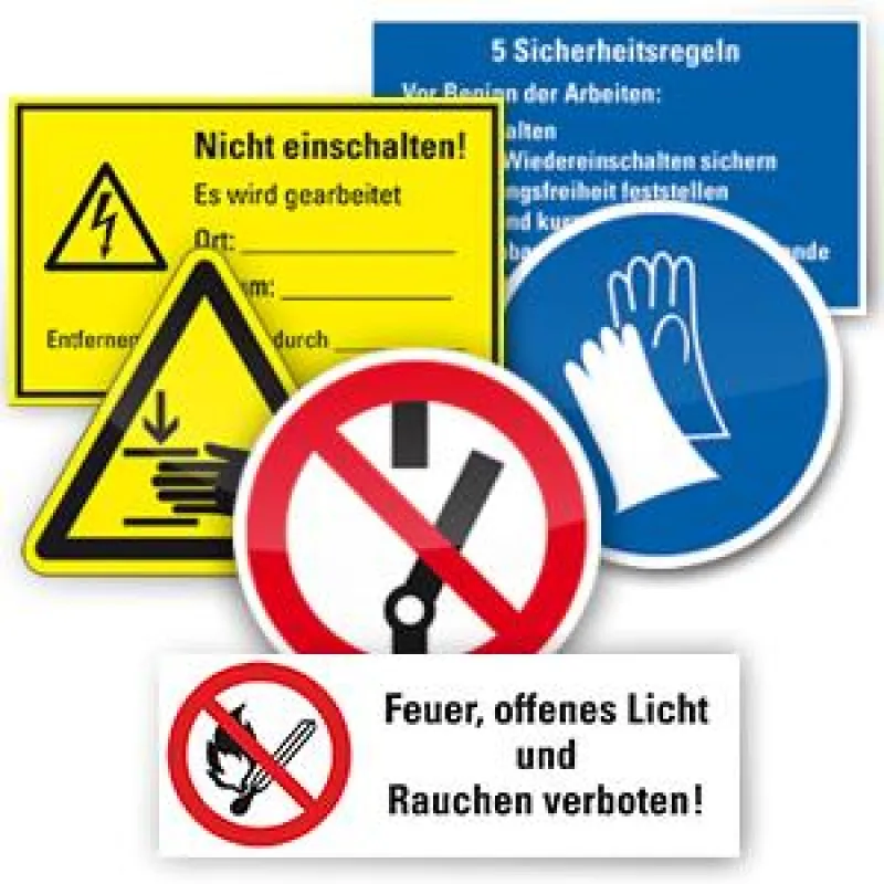 Sicherheitsschilder
