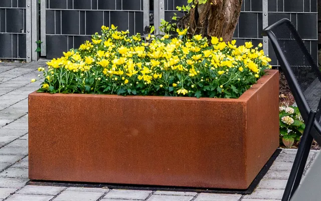 Greenbop: Cortenstahl Pflanzkübel setzen Maßstäbe in der Gartengestaltung Bild: Greenbop: Cortenstahl Pflanzkübel setzen Maßstäbe in der Gartengestaltung