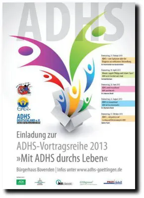Bild: Vortragsreihe "Mit ADHS durch's Leben" im Bürgerhaus Bovenden bei Göttingen