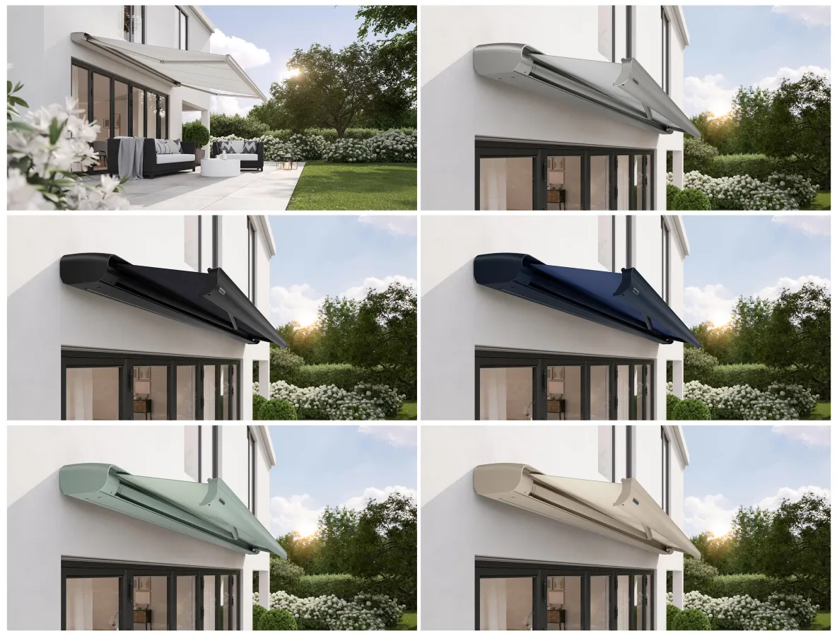 Markisen von markilux 2022 in fünf Sonderfarben erhältlich (© markilux)