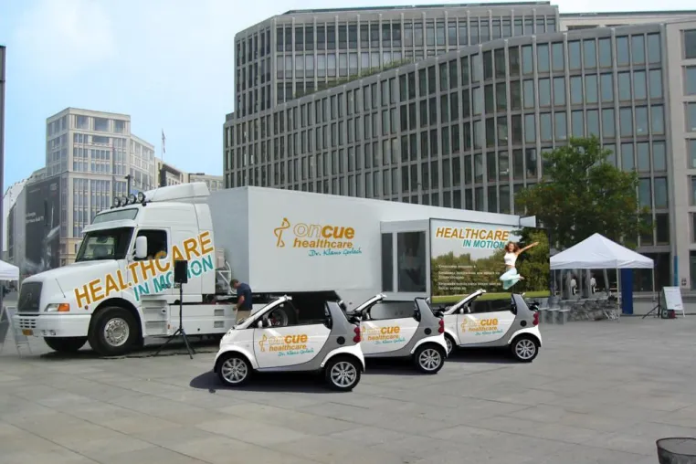 Bild: oncue Healthcare in Motion geht online und "on the road"