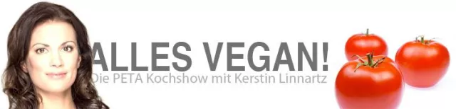 Bild: Festtagsmenü zum „Spargelsilvester“ präsentiert PETA in einer veganen Kochshow