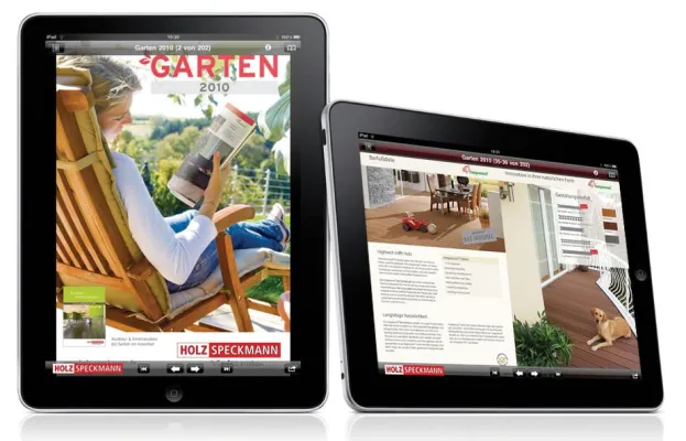 Bild: Weltpremiere im Holzhandel - Holz-Speckmann veröffentlich Katalog als iPad-App