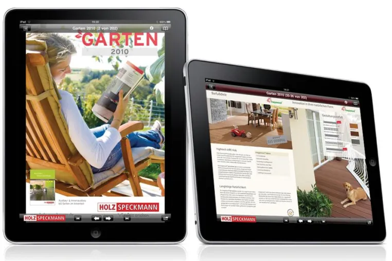 Bild: Weltpremiere im Holzhandel - Holz-Speckmann veröffentlich Katalog als iPad-App