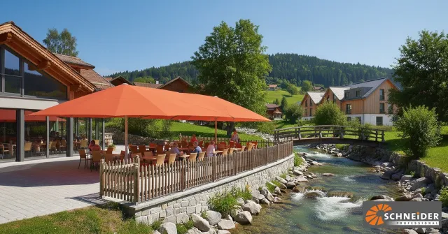 Durchdachte Beschattung ohne Kompromisse: Schneider Professional Profi-Sonnenschirme Bild: Durchdachte Beschattung ohne Kompromisse: Schneider Professional Profi-Sonnenschirme