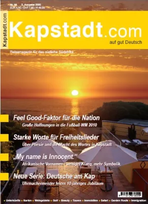 Bild: 6. Ausgabe des Magazins „Kapstadt - auf gut Deutsch“ erscheint Anfang März 2006