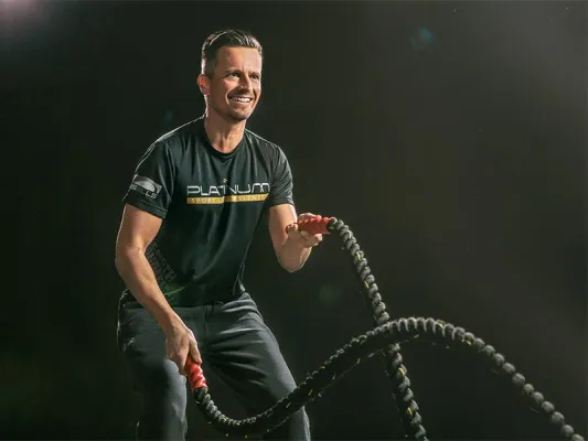 Bild: Fotoshooting im Fitnessstudio