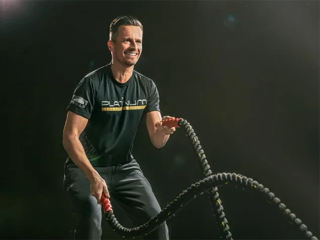 Bild: Fotoshooting im Fitnessstudio