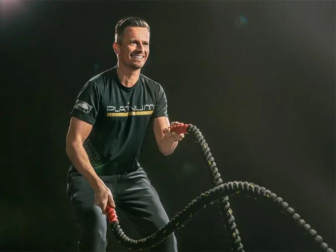 Bild: Fotoshooting im Fitnessstudio