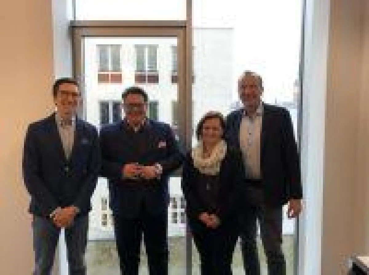 Christophe Collinet, My Fitness Card, Bernhard Schindler, Bärbel Doleschal und Jens-Michael Otte von PROFESSION FIT