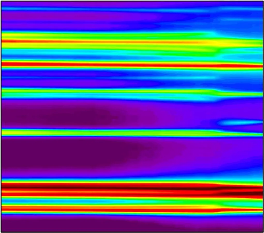 Röntgenbeugungsdaten einer Titan-Niob-Legierung: Mithilfe solcher Datensätzen können Veränderungen der Kristallstruktur der beim Erhitzen direkt mitverfolgt werden (Foto: IFW Dresden) (Foto: IFW Dresd