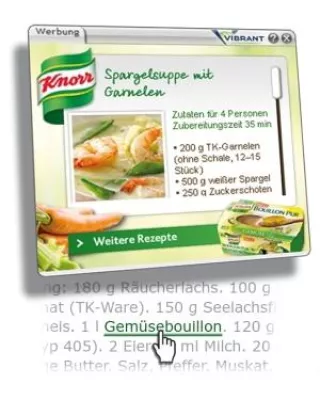 Bild: Unilever setzt auf kreative InText-Werbung