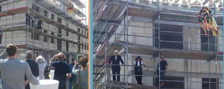 Bild: Richtfest feiern: Catering fürs Baufest planen