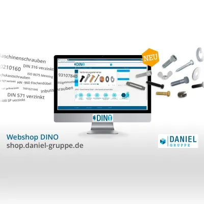 DINO – Daniel Internet Order: Ihr Webshop für Verbindungselemente und Zubehör Bild: DINO – Daniel Internet Order: Ihr Webshop für Verbindungselemente und Zubehör