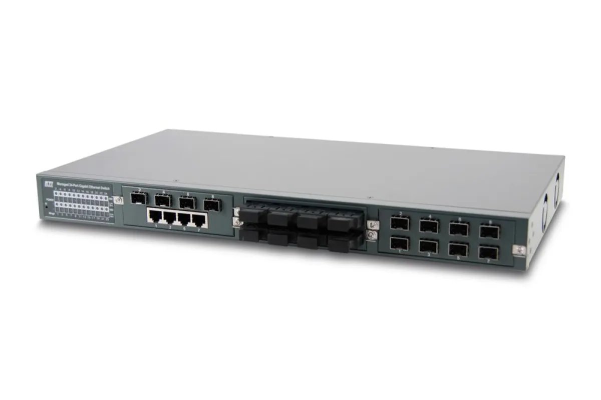 Für die Bestückung der drei Modulschächte des KGS-2422 hat KTI neun verschiedene Module entwickelt.