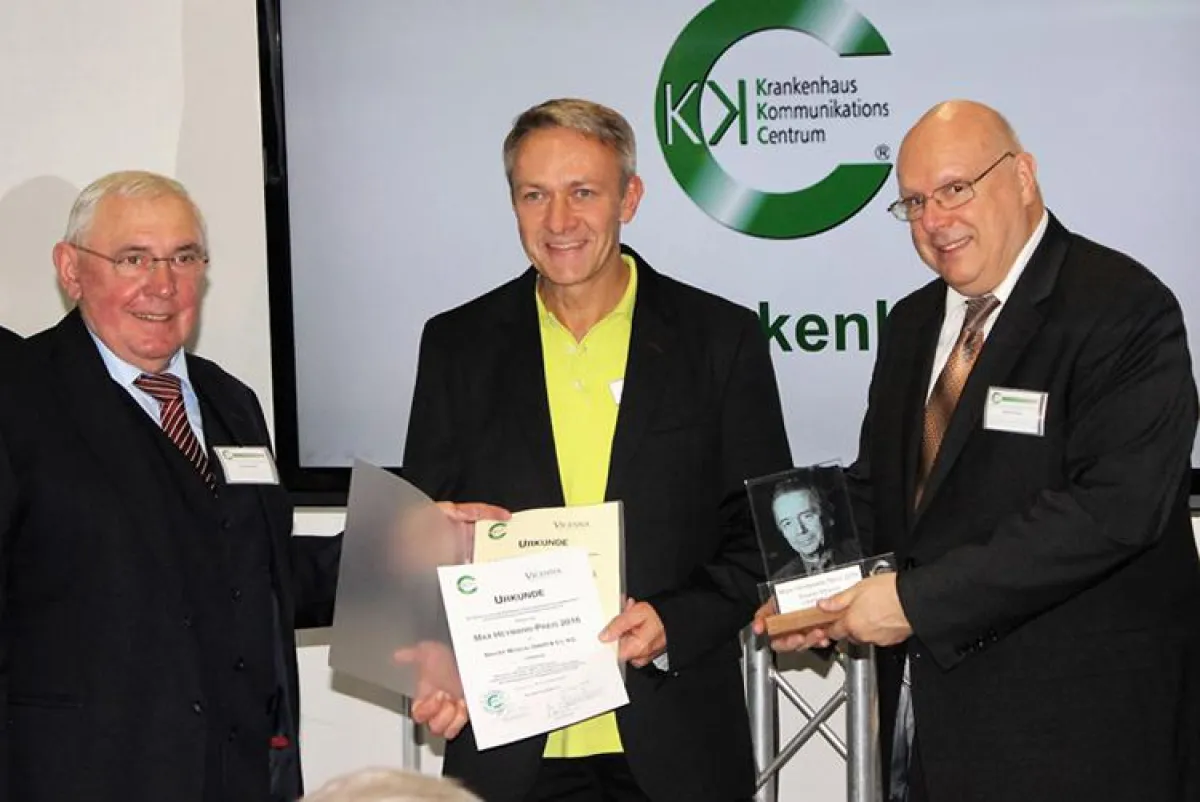 Lothar Wienböker, Andreas Baaske, Dipl.-Ing. Manfred Kindler v. links