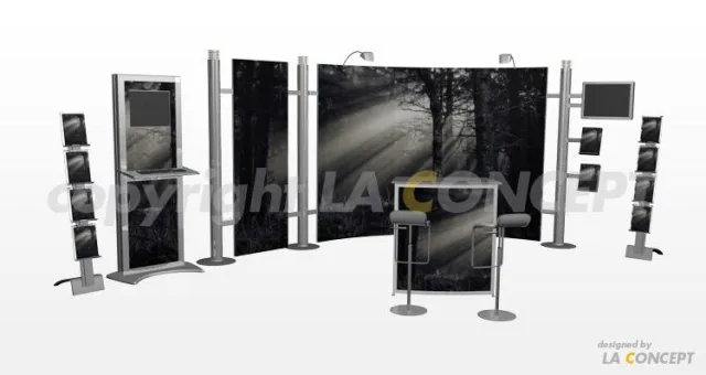 Interaktive Messestände für die viscom 2010 Bild: Interaktive Messestände für die viscom 2010