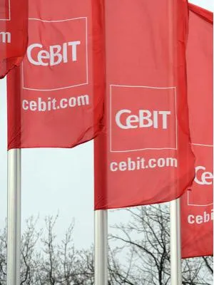 Bild: WEBCAT auf der IT- und Computermesse in Hannover