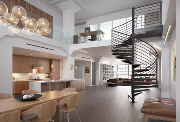 Bild: Die Treppe als Blickfang