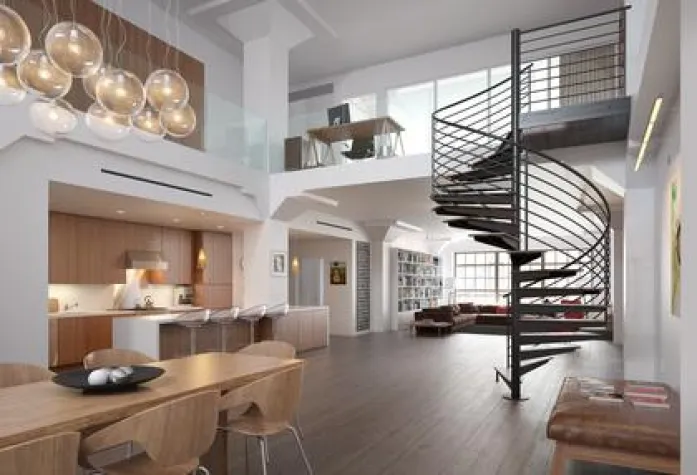 Bild: Die Treppe als Blickfang