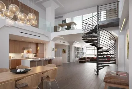 Bild: Die Treppe als Blickfang