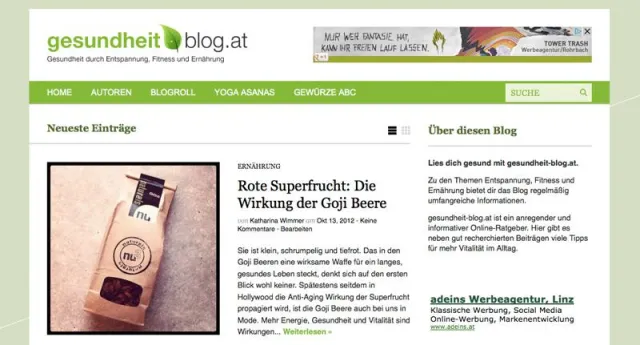 Bild: gesundheit-blog.at feiert Artikeljubiläum