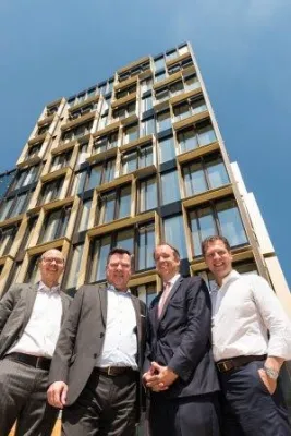 40 Prozent der Flächen im Münchner Bürogebäude „NOVE by Citterio“ fünf Monate vor Fertigstellung vermietet Bild: 40 Prozent der Flächen im Münchner Bürogebäude „NOVE by Citterio“ fünf Monate vor Fertigstellung vermietet