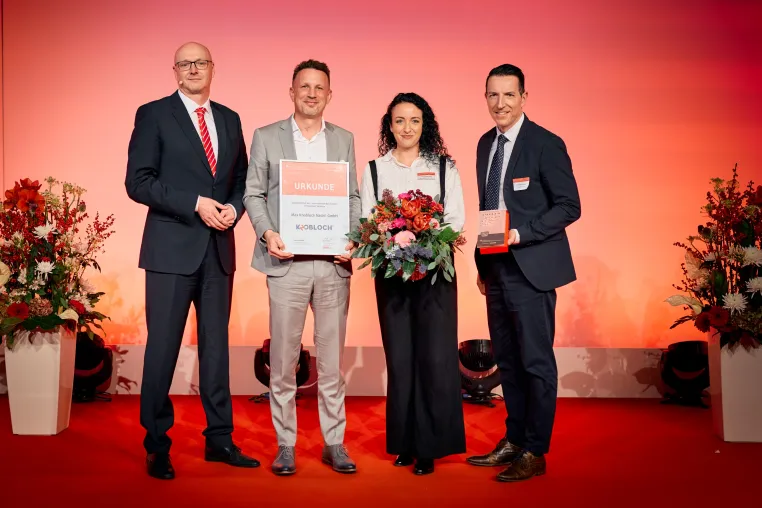 Bild: Unternehmer-Preis 2025: Ostdeutscher Sparkassenverband zeichnet Briefkastenhersteller aus | KNOBLOCH