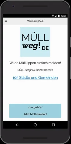 MÜLLweg! DE sagt wilden Müllkippen den Kampf an Bild: MÜLLweg! DE sagt wilden Müllkippen den Kampf an