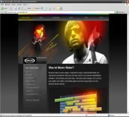 Bild: MAGIX Music Maker ins Netz gegangen - Neue Seite music-maker.com animiert zum Einstieg ins Musik-Machen