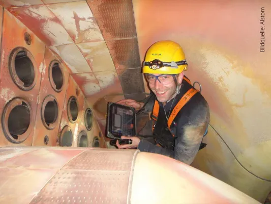 Bild: Mit iPad und Cloud zur Kraftwerksinspektion