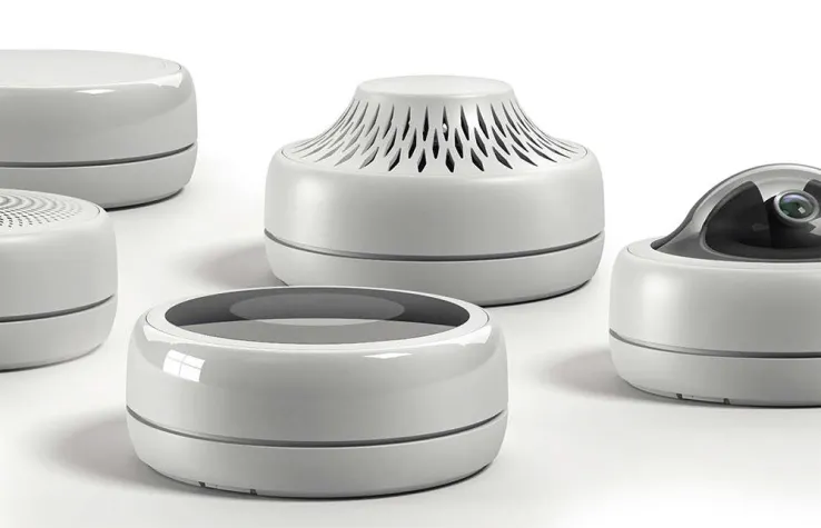 Edle Designgehäuse für die Gebäudeautomation mit Push- und Rotate-Funktion Bild: Edle Designgehäuse für die Gebäudeautomation mit Push- und Rotate-Funktion