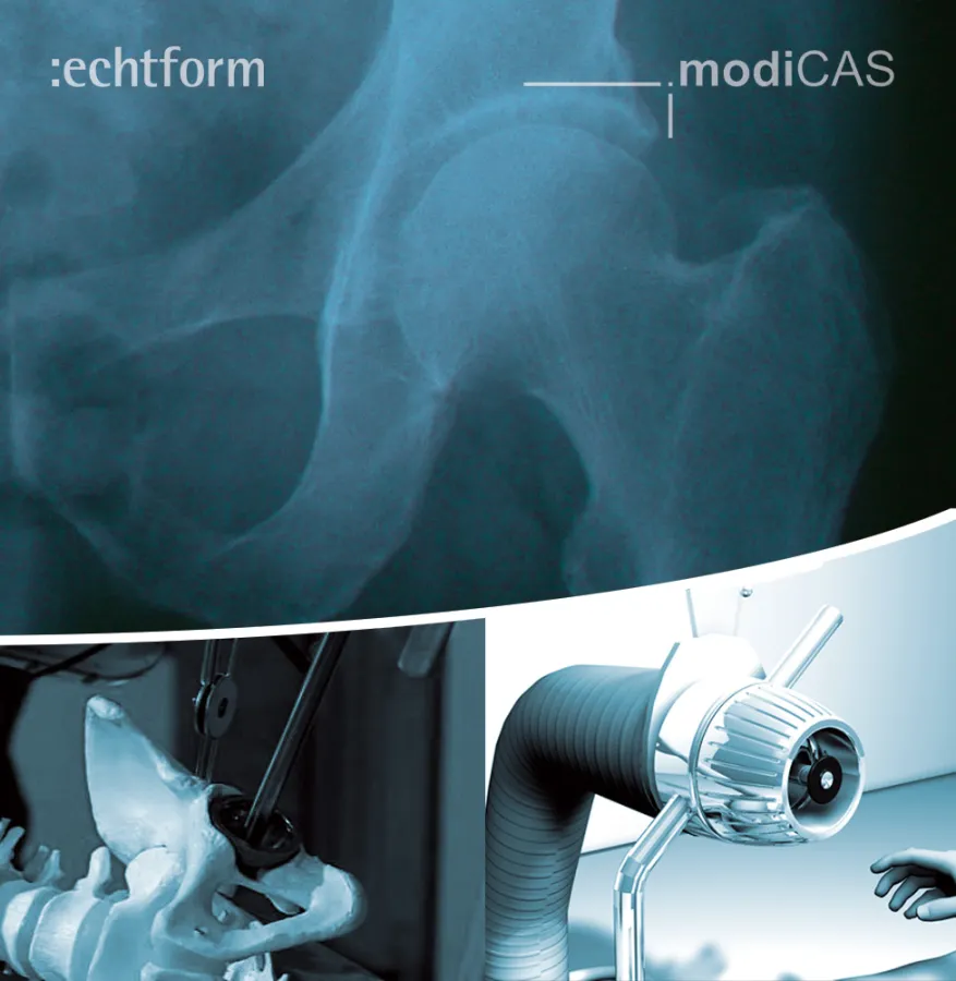 modiCAS, ein chirurgisches Assistenzsystem - Entwicklung von ZESS, Siegen, in Kooperation mit :echtform - Industriedesign & Beratung, Rösrath
