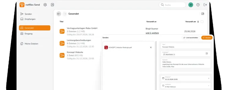 Resonanz auf netfiles Send bestätigt Bedarf an souveränem Datenaustausch Bild: Resonanz auf netfiles Send bestätigt Bedarf an souveränem Datenaustausch