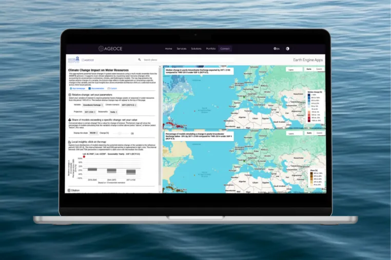 Bild: Klimawandel vor der Haustür: Neues Online-Tool zeigt Zukunft der regionalen und globalen Wasserressourcen