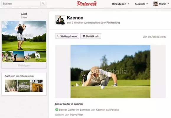 Kennzeichnung von Fotolia Bildern auf Pinterest stärkt die Interessen von Stock-Fotografen Bild: Kennzeichnung von Fotolia Bildern auf Pinterest stärkt die Interessen von Stock-Fotografen